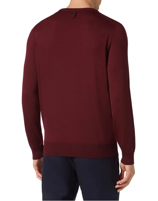 Wool Pullover Round Neck LS