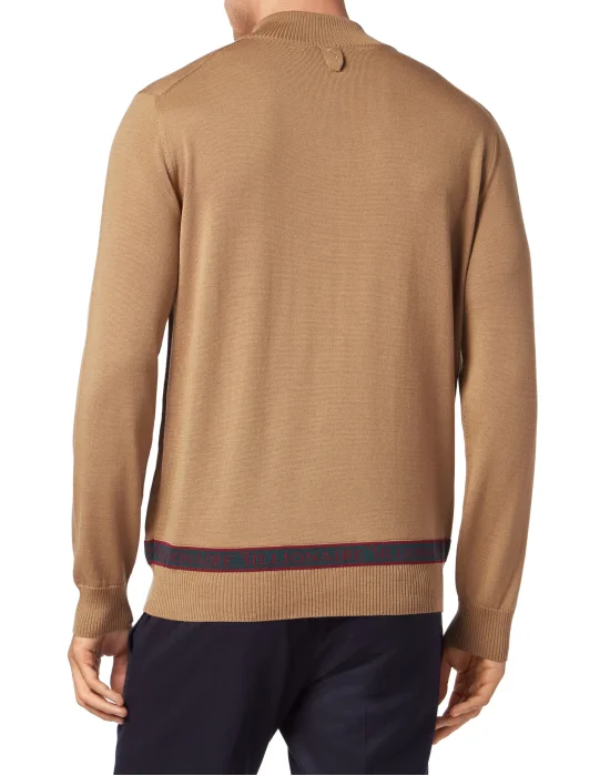 Wool and Silk Pullover full zip