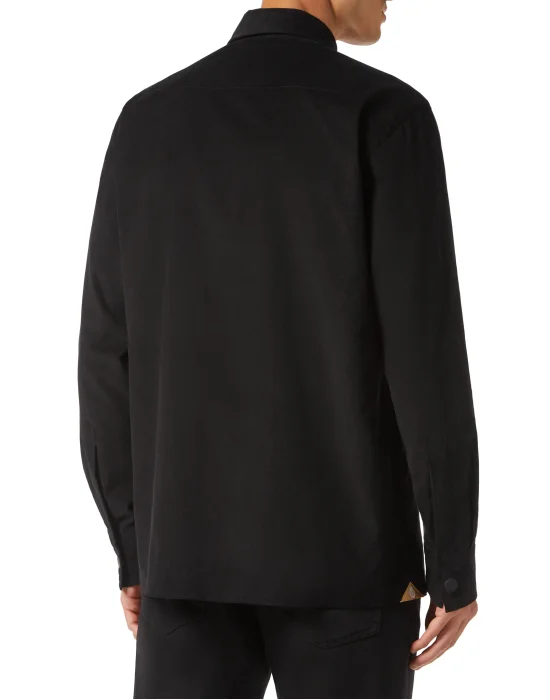 Velvet Shirt Gold Cut LS Regular Fit