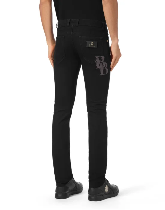 Super Straight Cut Denim Trousers