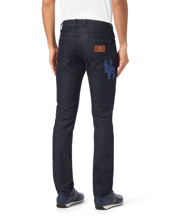 Super Straight Cut Denim Trousers