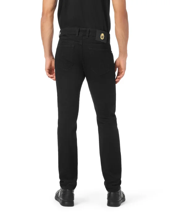 Super Straight Cut Denim Trousers