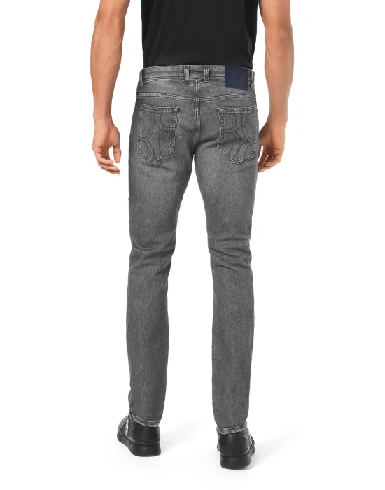 Super Straight Cut Denim Trousers
