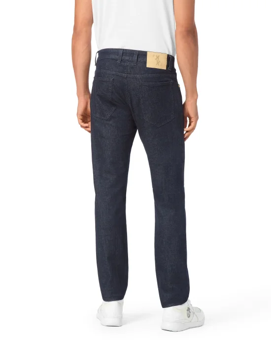 Super Straight Cut Denim Trousers