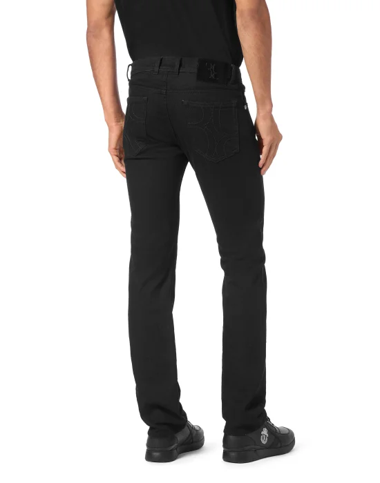 Regular Fit Denim Trousers