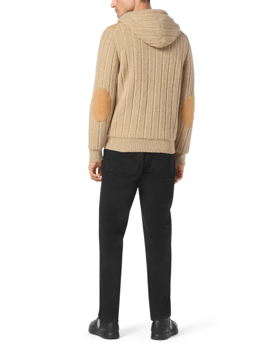 Wool Knit hoodie
