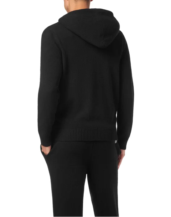 Wool Knit Hoodie