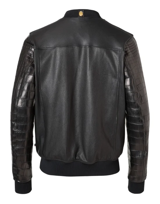 Leather Bomber "Robert"