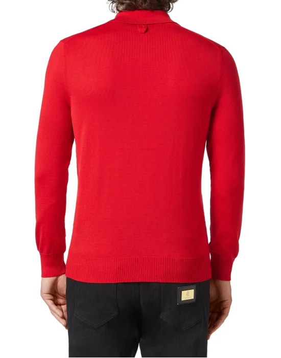 Pullover zip mock Crest