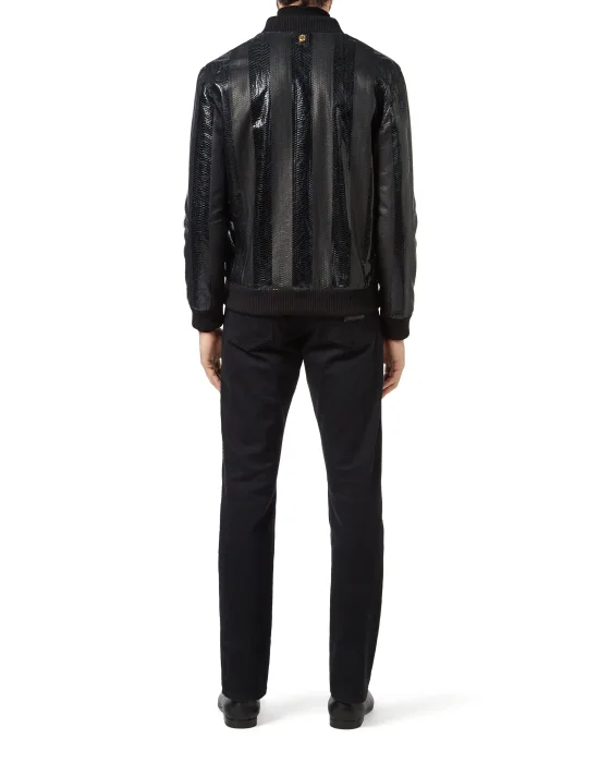 Leather Bomber Luxury