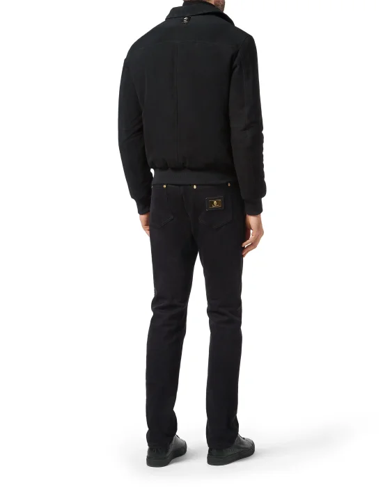 Leather Bomber Statement