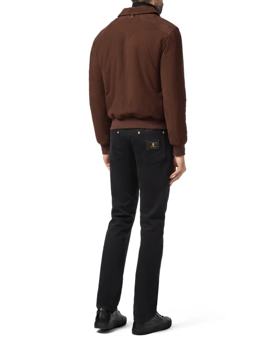 Leather Bomber Statement