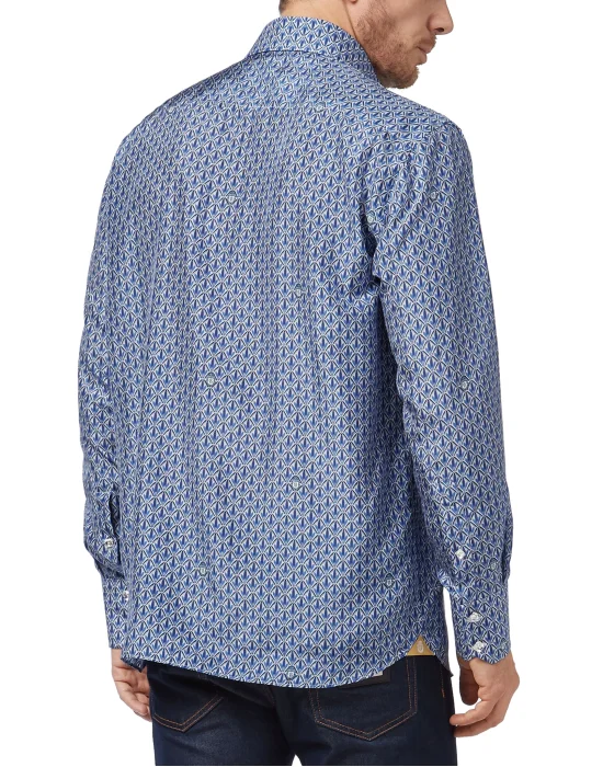 Shirt Gold Cut LS Flavio/Watch Flowers