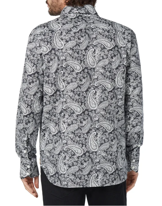 Shirt Gold Cut LS Flavio/Watch Paisley