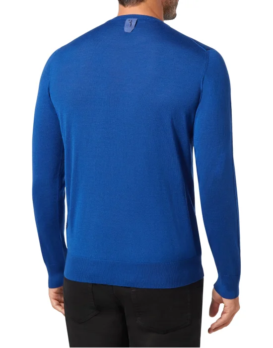 Pullover Round Neck LS Double B