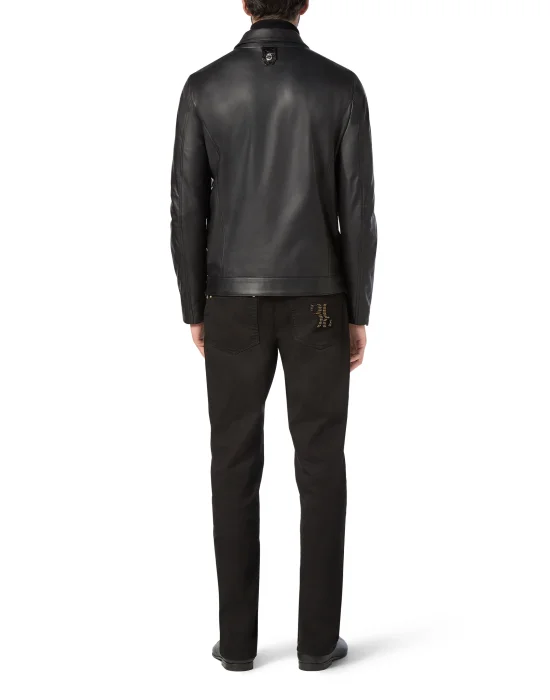Leather Bomber Luxury
