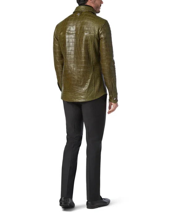 Crocodile Leather Shirts Luxury