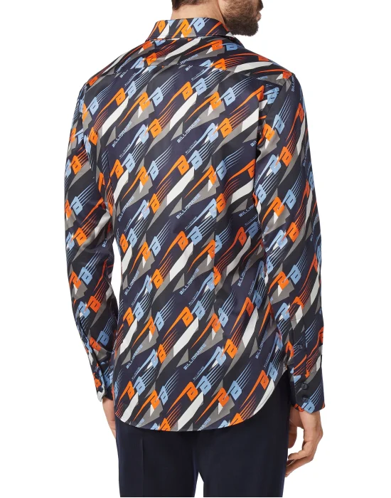 Shirt Silver Cut LS/Milano Cars Racing