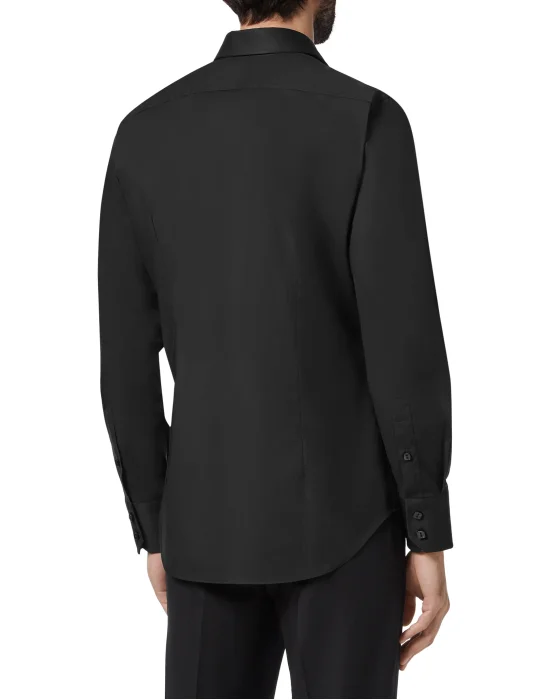Shirt Silver Cut LS/Milano Crest