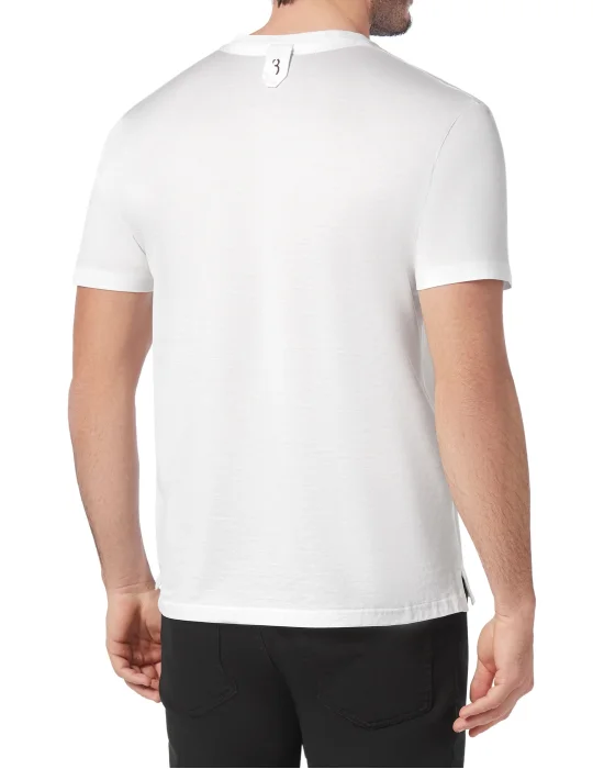 T-shirt V-Neck SS Crest