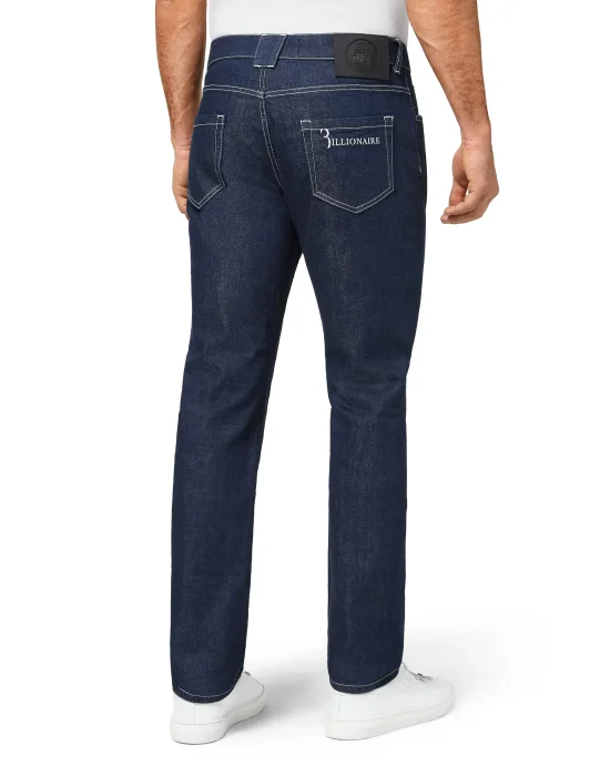 Denim Super Straight Cut Embroidery Istitutional