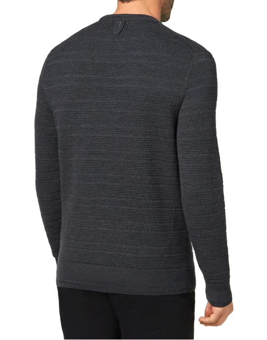 Merino wool Pullover Round Neck LS Istitutional