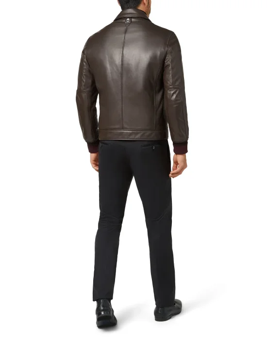 Leather Bomber Istitutional