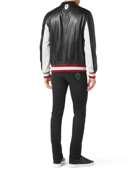 Leather Bomber Crest