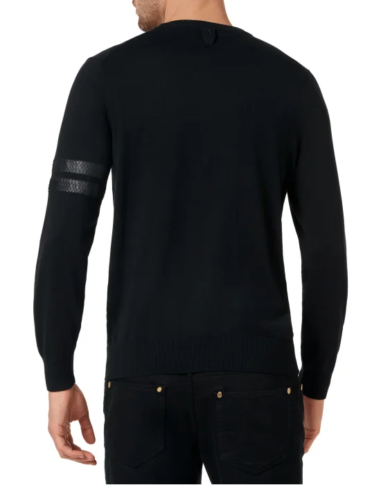 Knit Pullover Round Neck LS