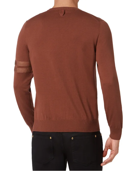 Knit Pullover Round Neck LS