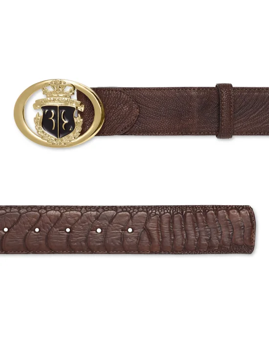 Ostrich Leather Belt
