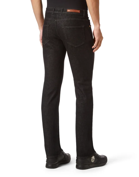 Denim Trousers Super Straight Cut Cashmere