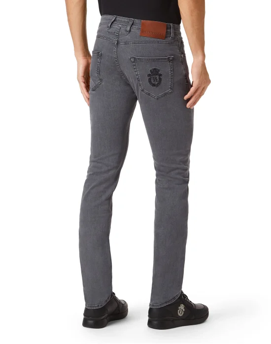 Denim Trousers Super Straight Cut Fit