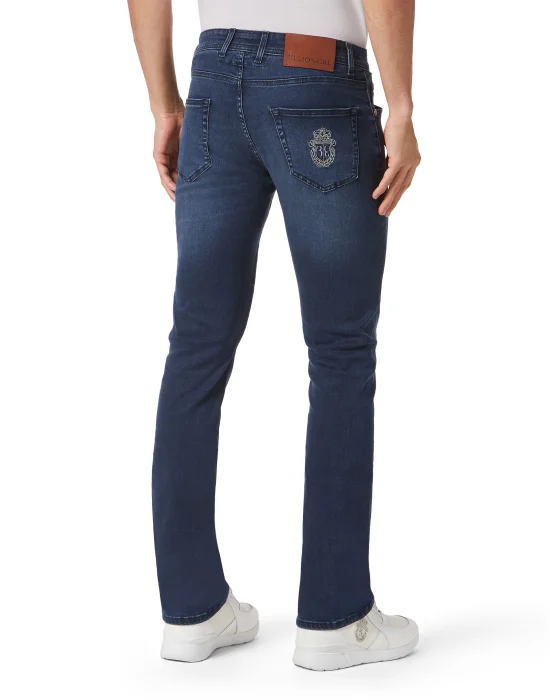 Denim Trousers Super Straight Cut Fit