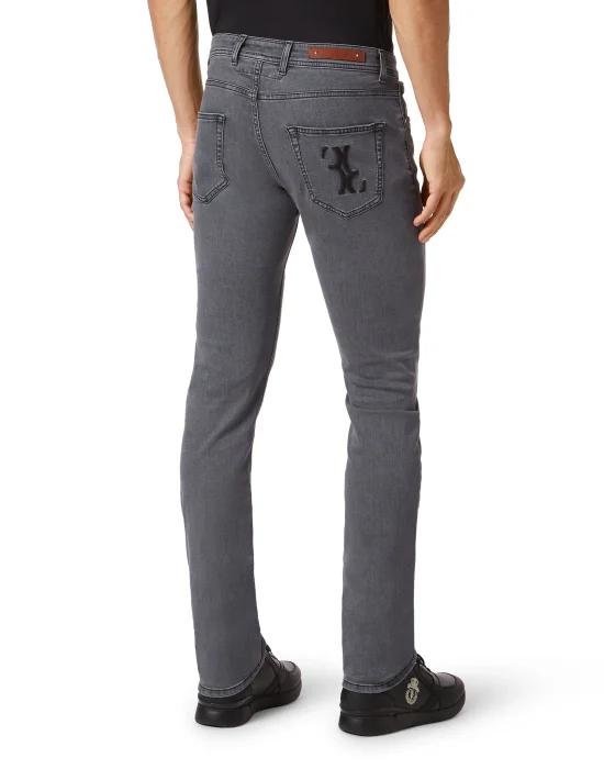 Denim Trousers Super Straight Cut Fit