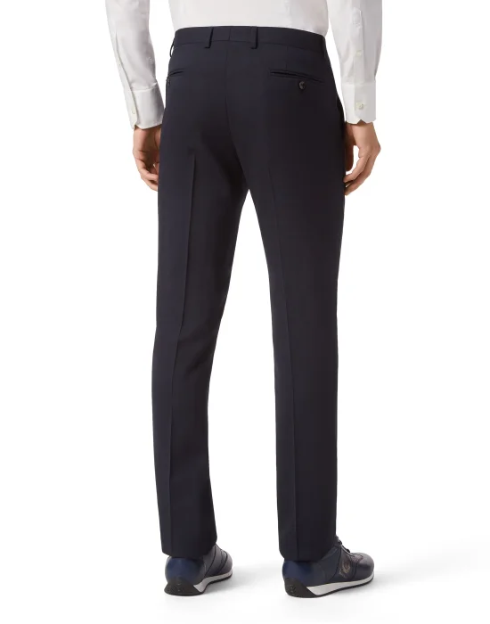 Light Wool Long Trousers