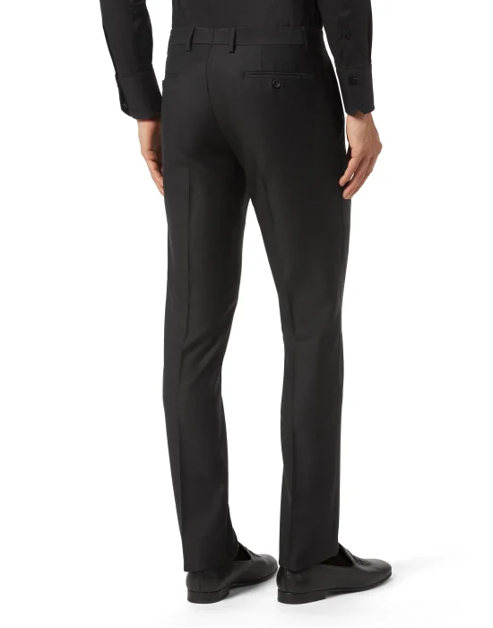 Light Wool Long Trousers