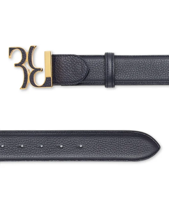 Embossed Leather Belt