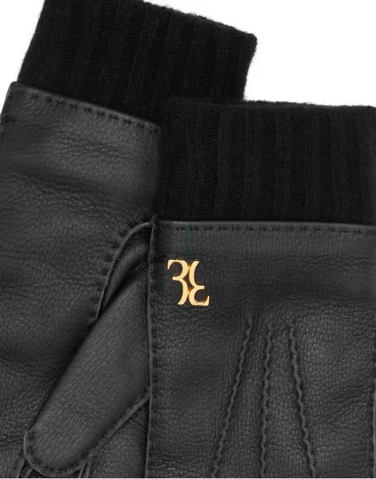 Embossed Leather Gloves