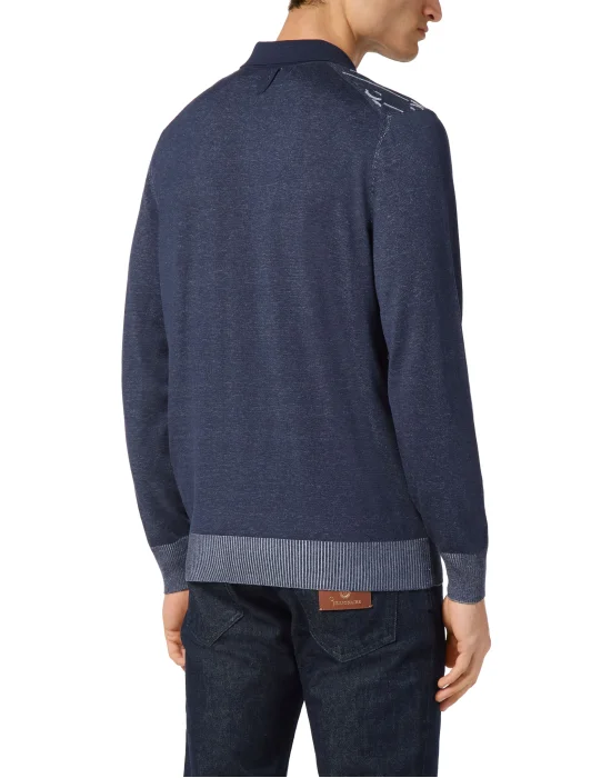 Silk Polo Shirt LS