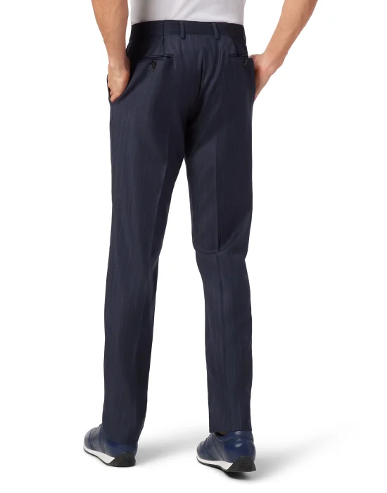 Wool Trousers Platinum