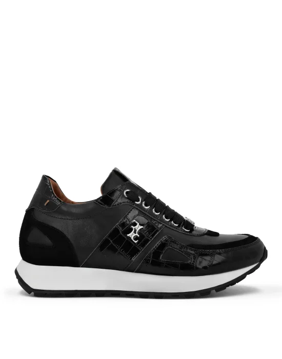 Crocco Printed Nabuk& Suede Runner