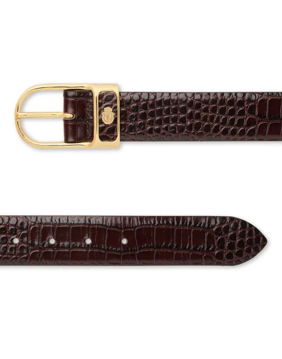 Leather Belt Crocco