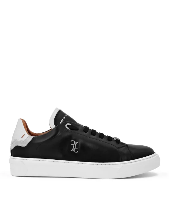 Nappa Leather Lo-Top Sneakers Crocco